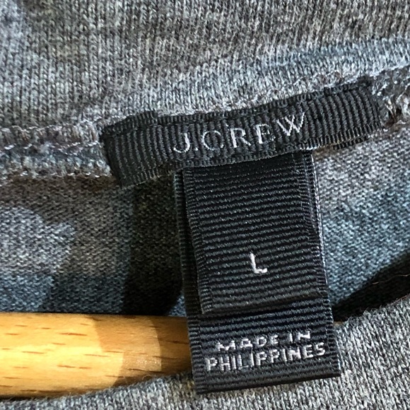 Pre❤️’d-J Crew Leather Sleeve Shirt - Picture 4 of 6